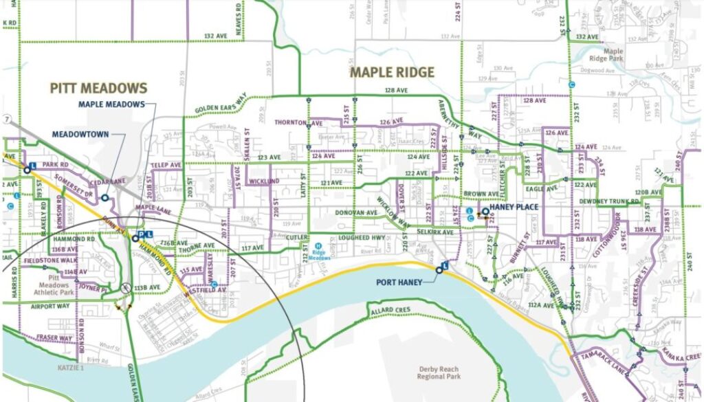 Maple Ridge bike map